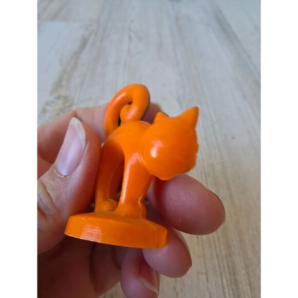 Vintage rosbro Cat Halloween plastic cake topper decor - Picture 5 of 8